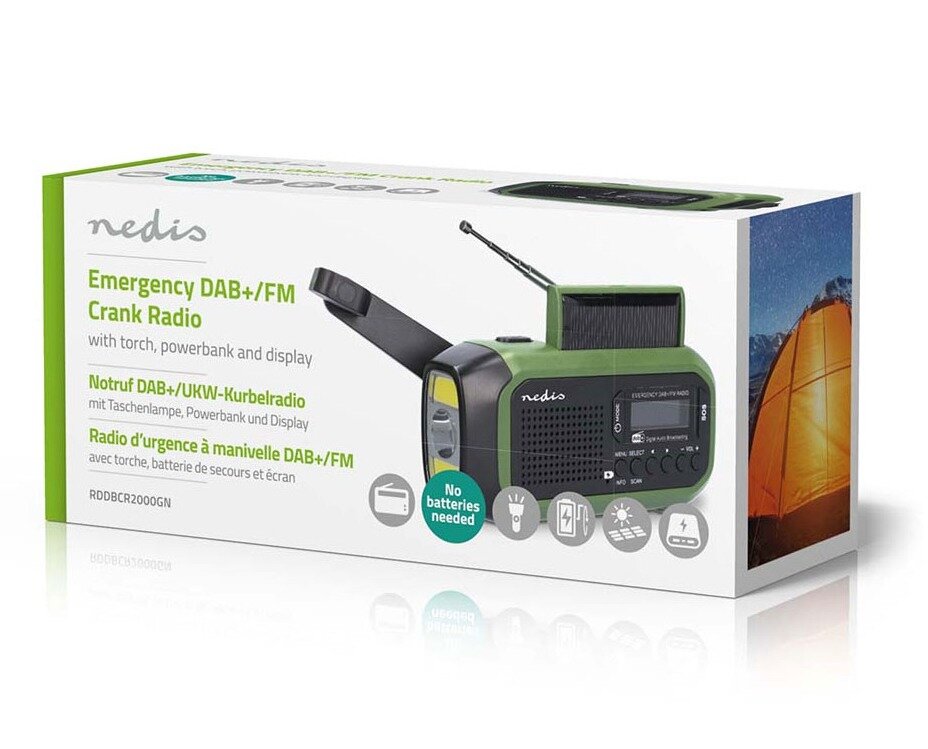 Nedis Outdoor- und Notfallradio