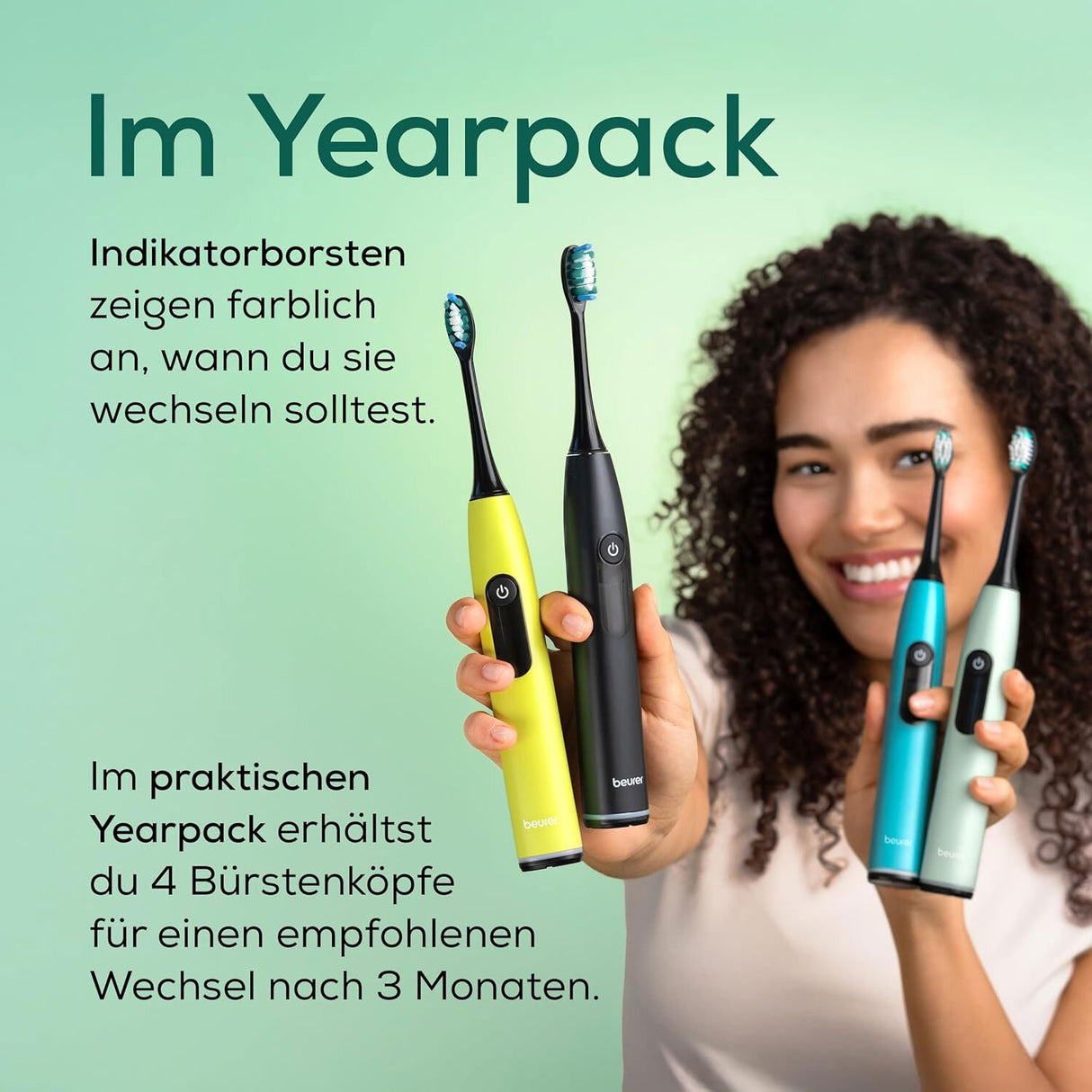 Beurer SC Classic Clean Bürstenkopf (4er-Set)