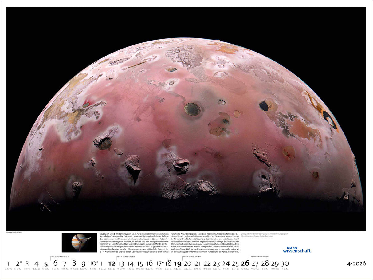 Sternstunden 2026 Wandkalender