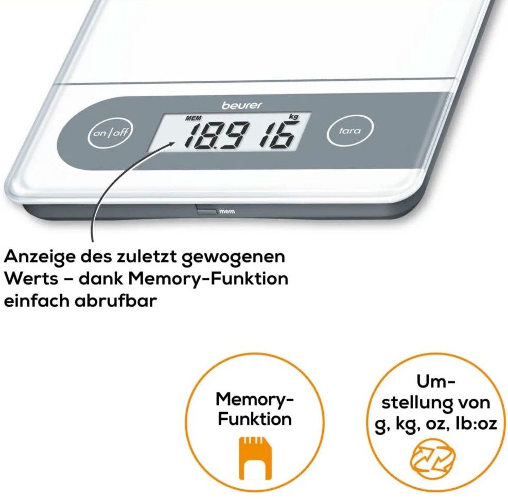 Beurer KS 59 Haushaltswaage XXL.