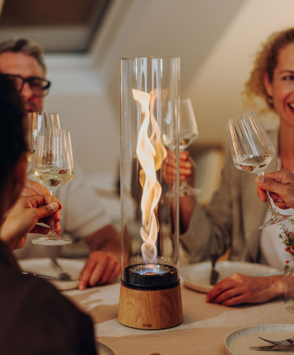 SPIN air Flammenwirbel XXL 1200 Eiche