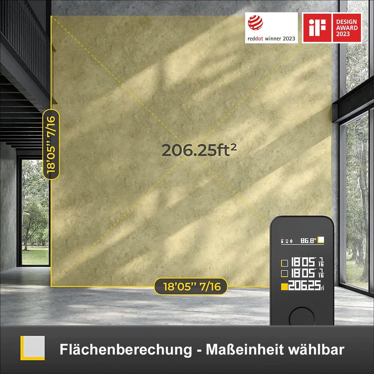 HOTO Laser-Messgerät 50m PRO