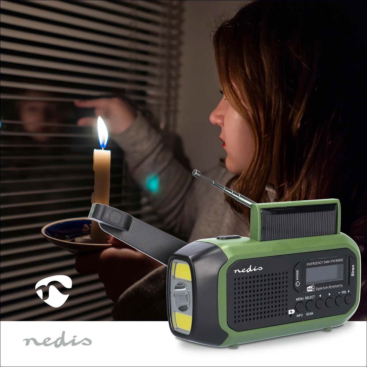 Nedis Outdoor- und Notfallradio