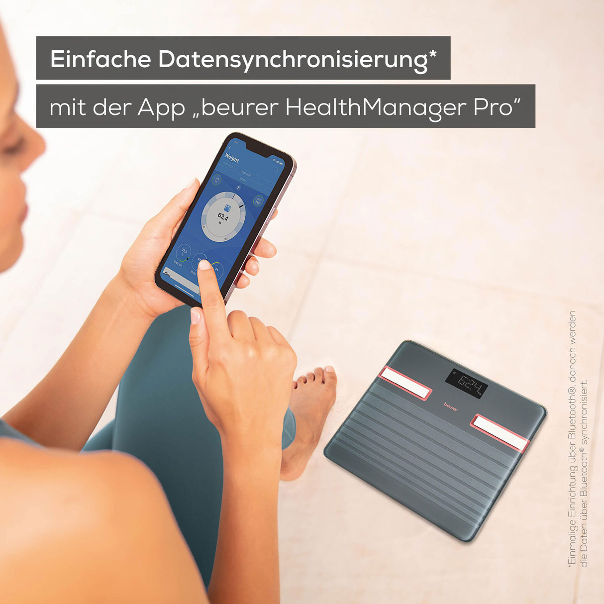 Beurer BF 451 Analysewaage. Mit APP und Bluetooth