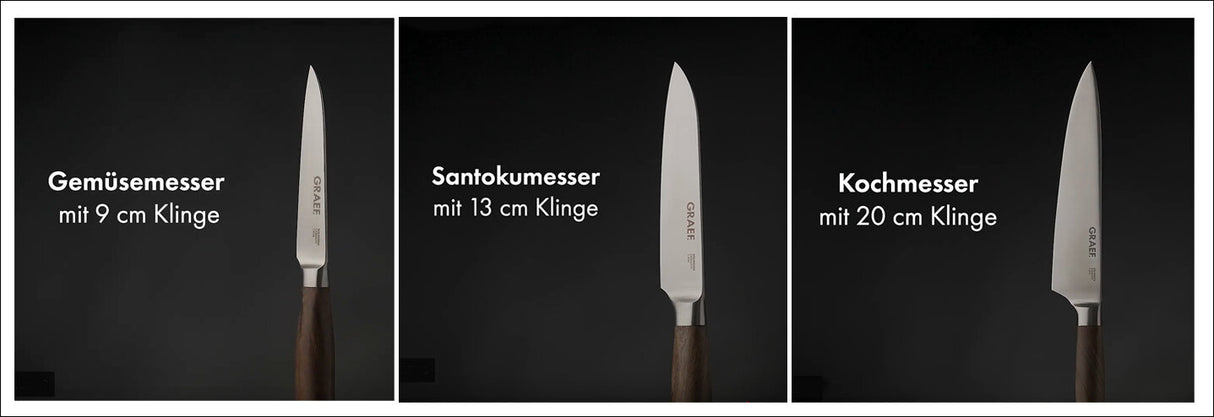 GRAEF Profi Küchenmesser Set. Made in Germany