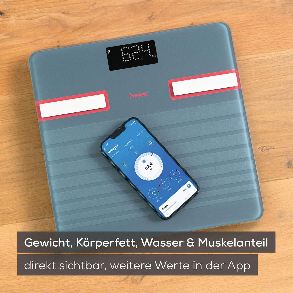 Beurer BF 451 Analysewaage. Mit APP und Bluetooth