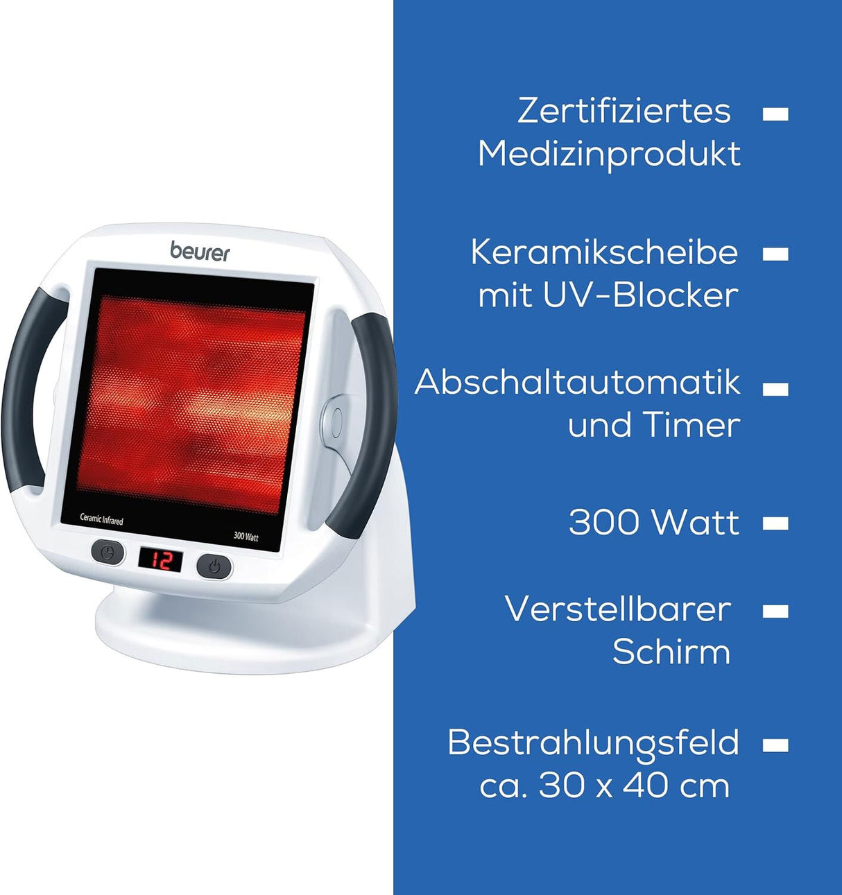 Beurer IL 50 Infrarot-Wärmestrahler.
