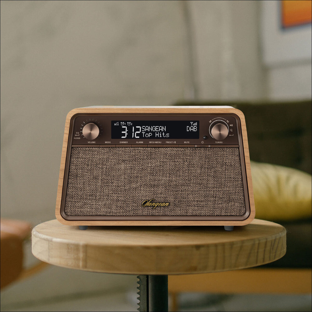 Sangean WR-201D Soundsystem Kirschbaum Natur