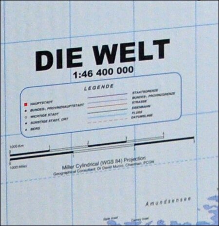 Pinnwand Weltkarte