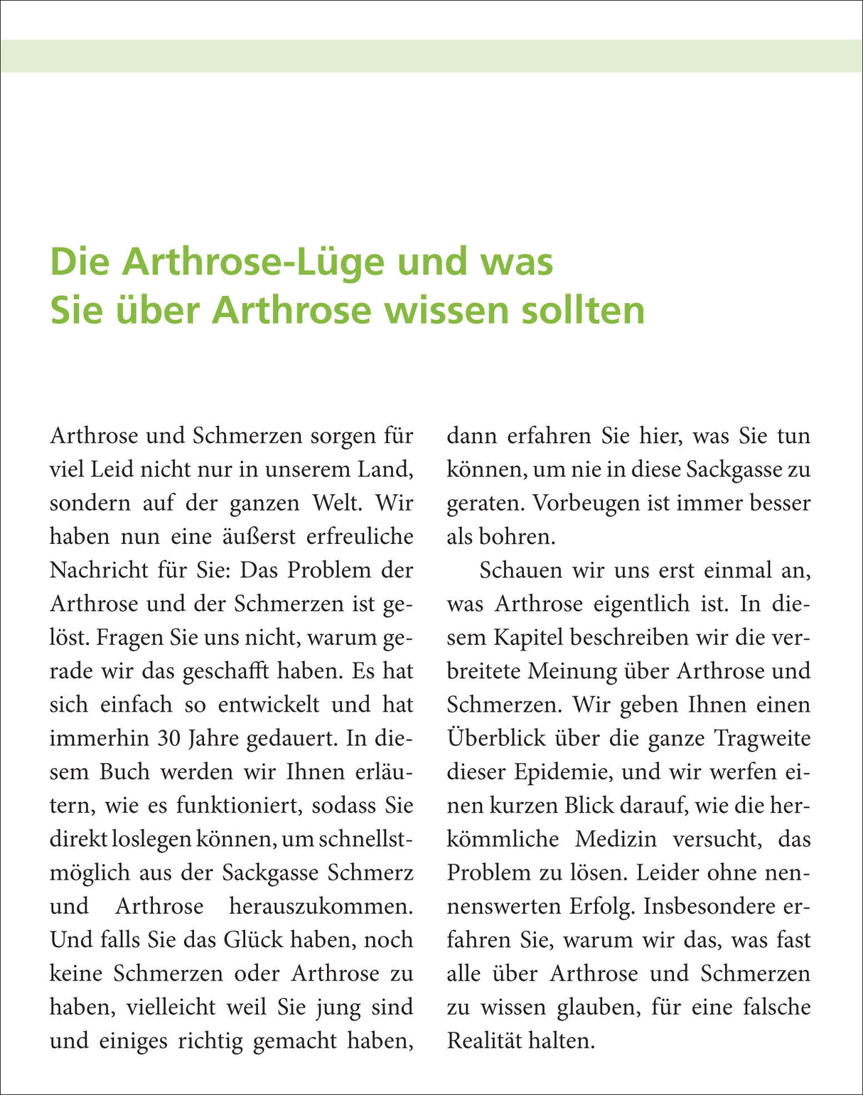 Dr. med. Petra Bracht: Die Arthrose-Lüge - Neuausgabe.