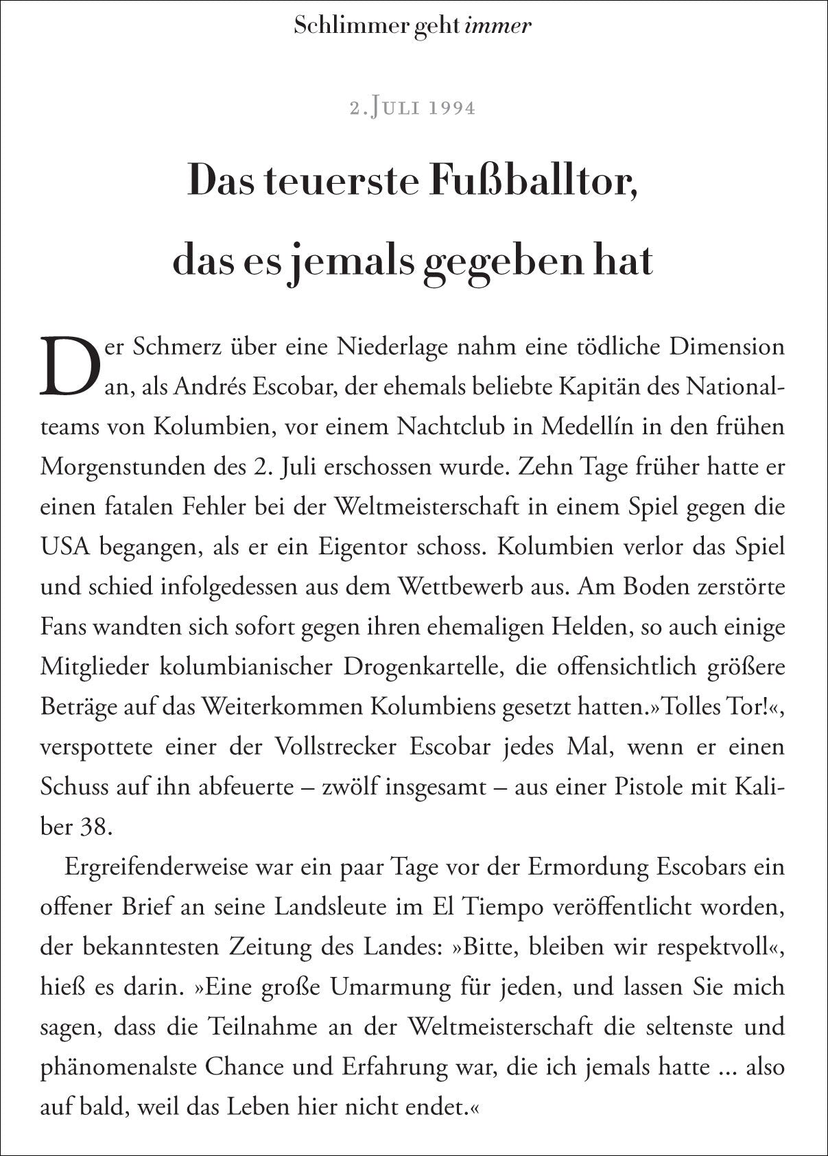 Seitenüberschrift, Datum, Titeltext, Fließtext in deutscher Sprache, schwarzer Text auf weißem Hintergrund.