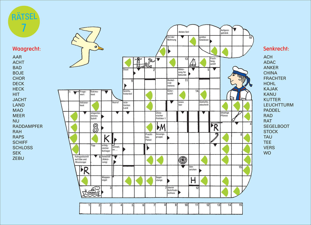 Logische Denk- und Kreuzworträtsel