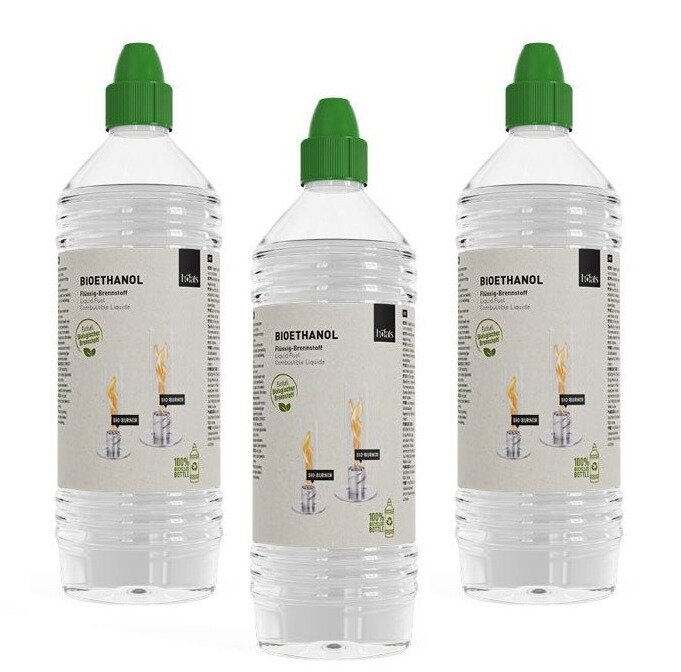 Höfats Bioethanol Flüssig-Brennstoff - 3er Set