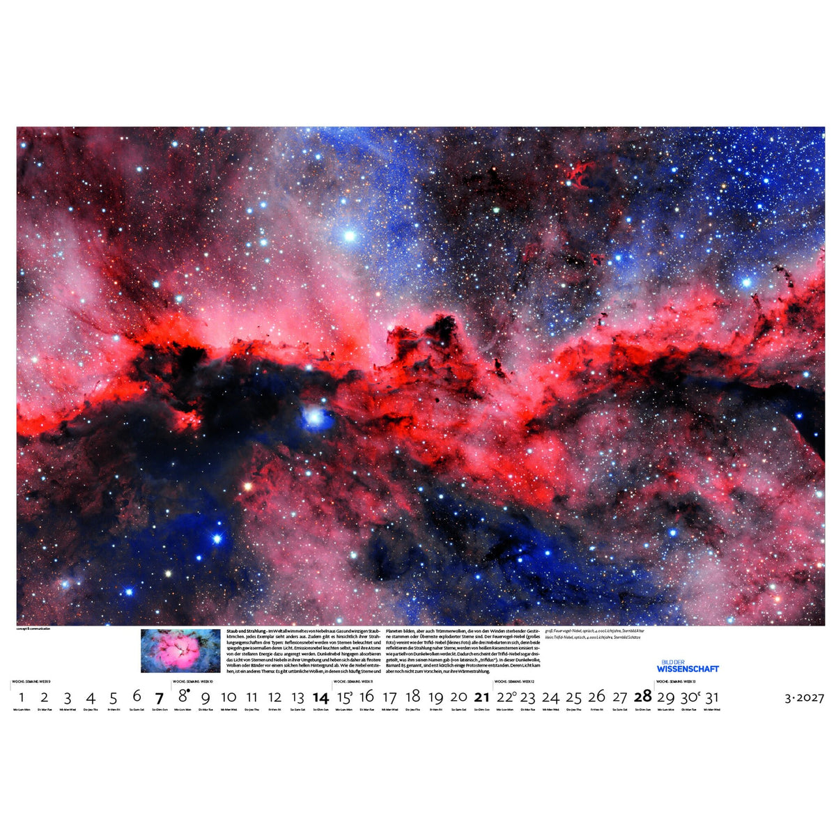 Sternstunden 2027 Wandkalender.