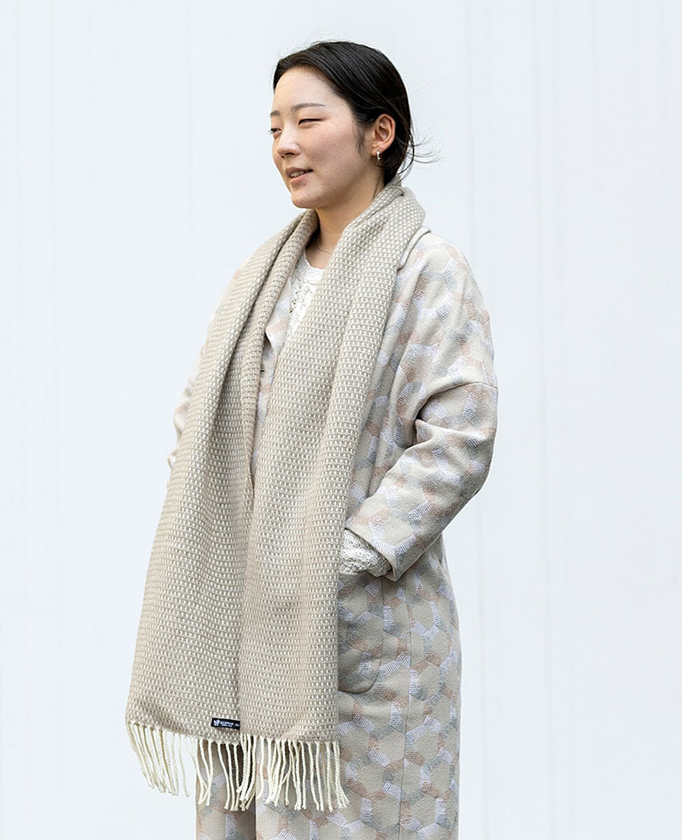 Klippan HUGO Wollschal Taupe