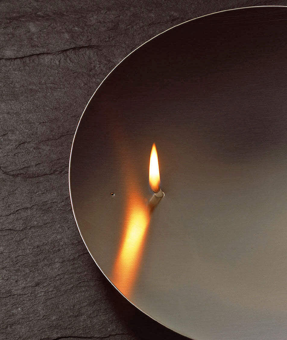 Flammschale Mono Concave. Größe 20 cm.