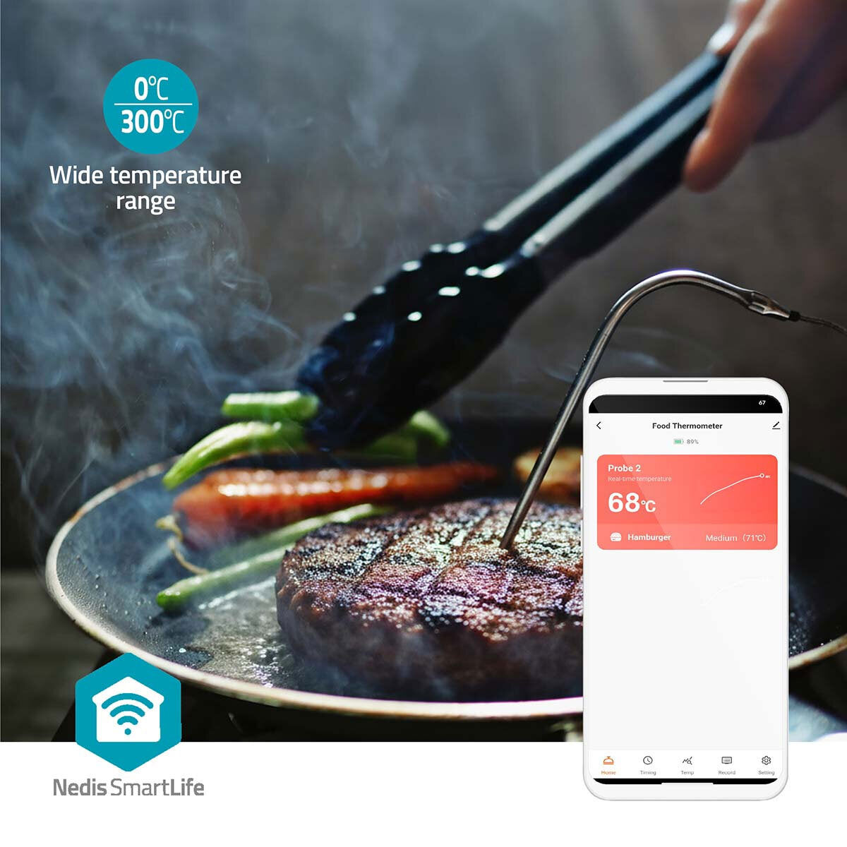 SmartLife Fleischthermometer Bluetooth®