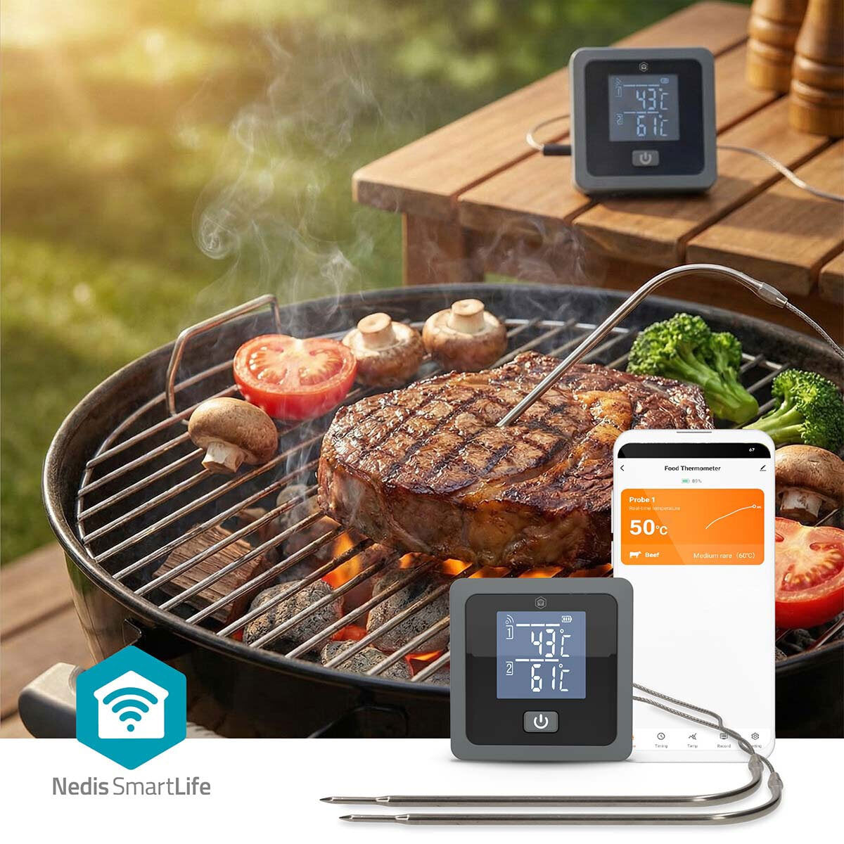 SmartLife Fleischthermometer Bluetooth®