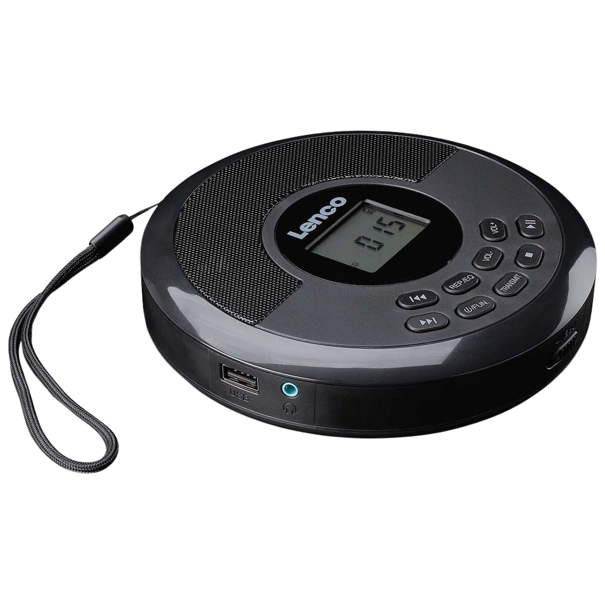 Lenco CD-340BK. Tragbarer CD-Player