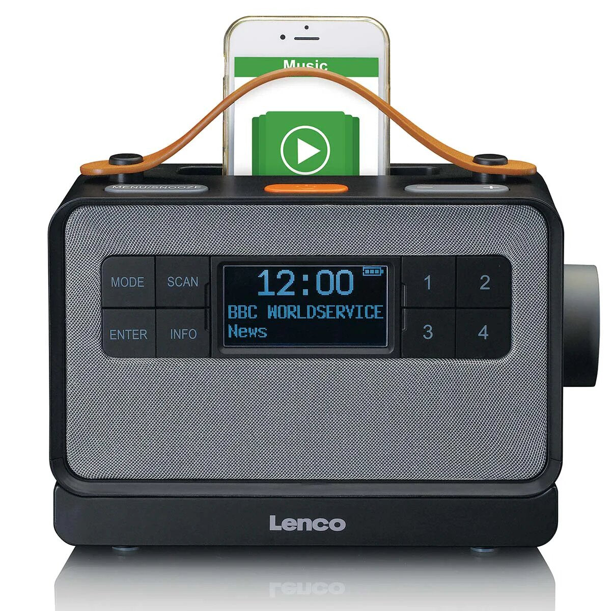 Lenco PDR-065BK. DAB+ Radio mit Easy Mode und Bluetooth.