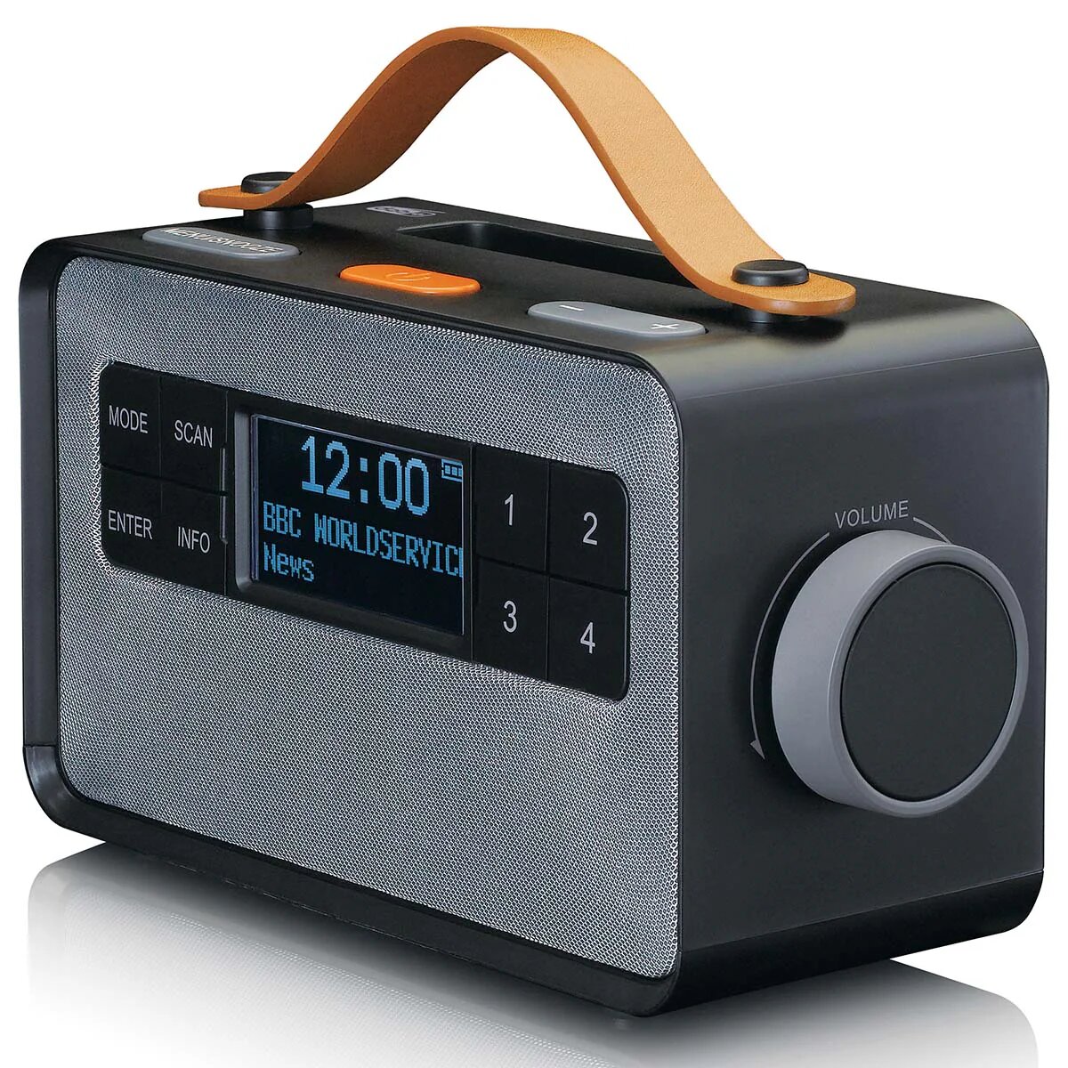 Lenco PDR-065BK. DAB+ Radio mit Easy Mode und Bluetooth.