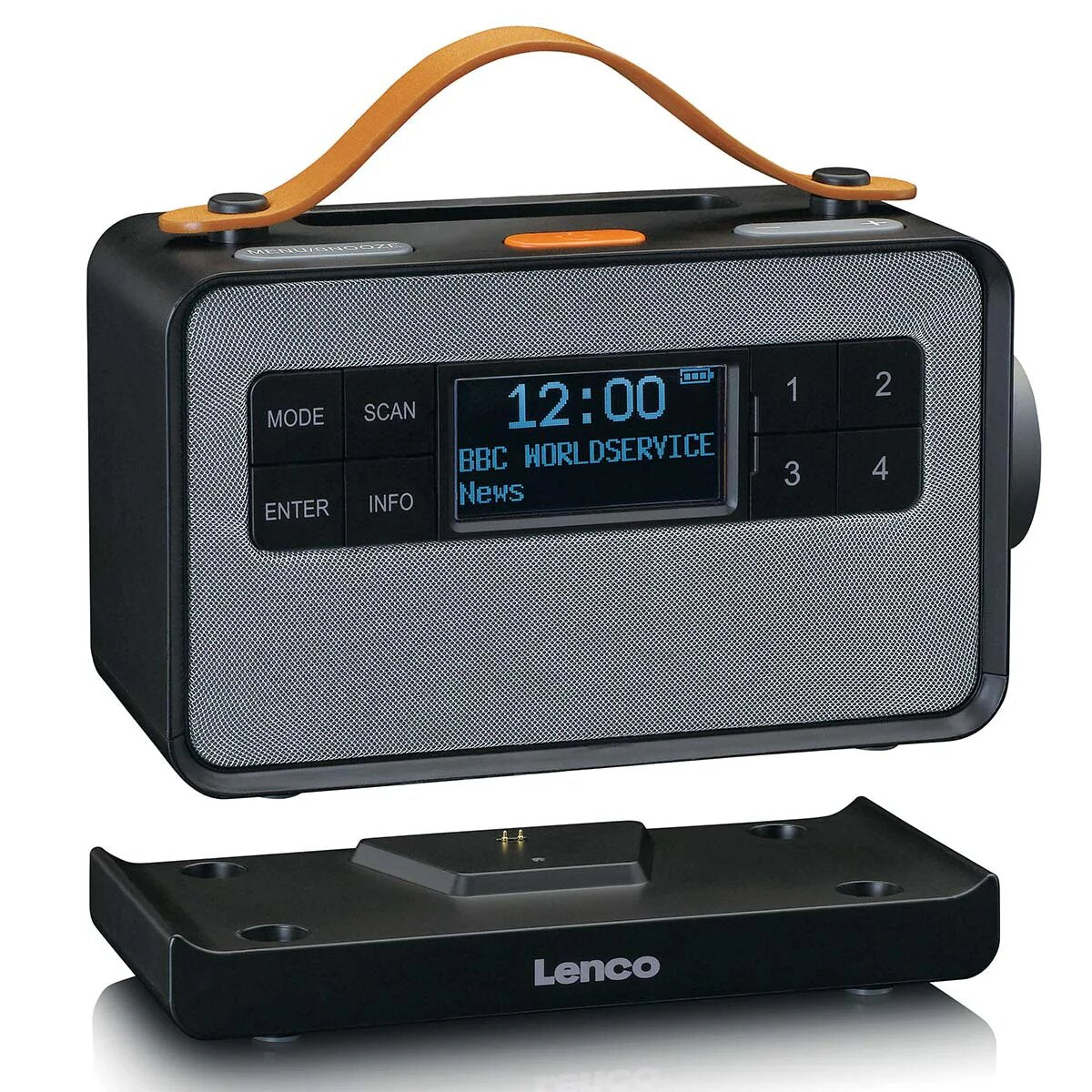 Lenco PDR-065BK. DAB+ Radio mit Easy Mode und Bluetooth.