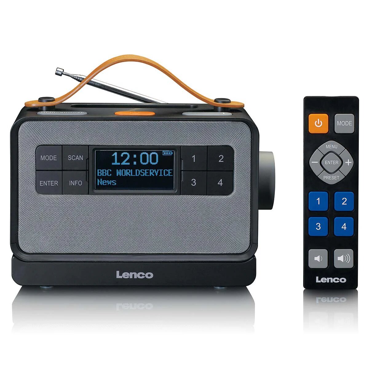 Lenco PDR-065BK. DAB+ Radio mit Easy Mode und Bluetooth.