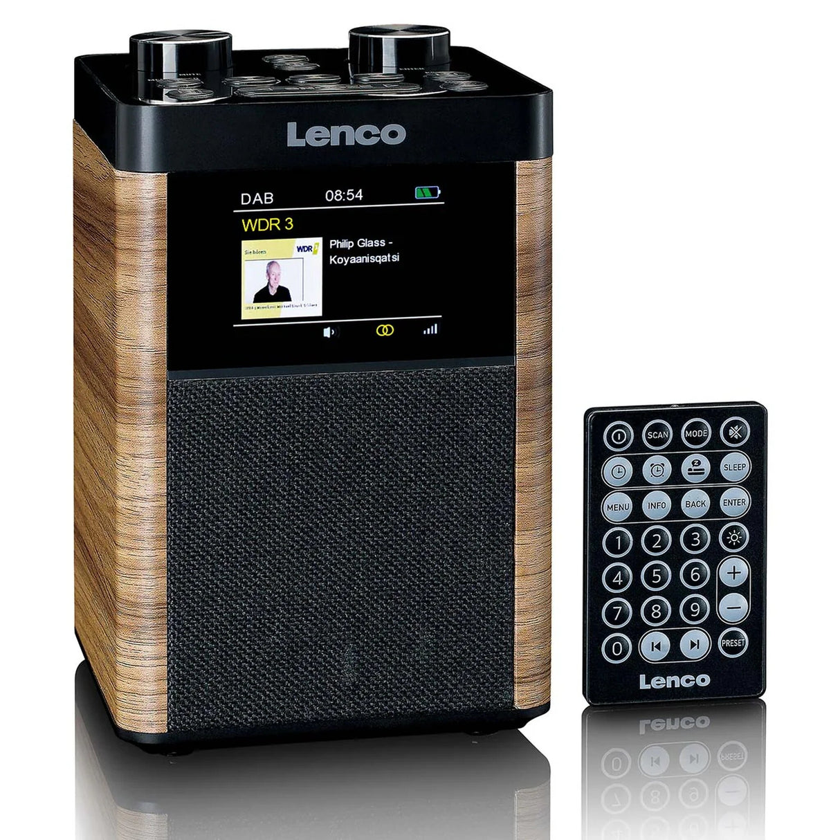 Lenco PDR-060WD. Tragbares DAB+ Radio mit Bluetooth,