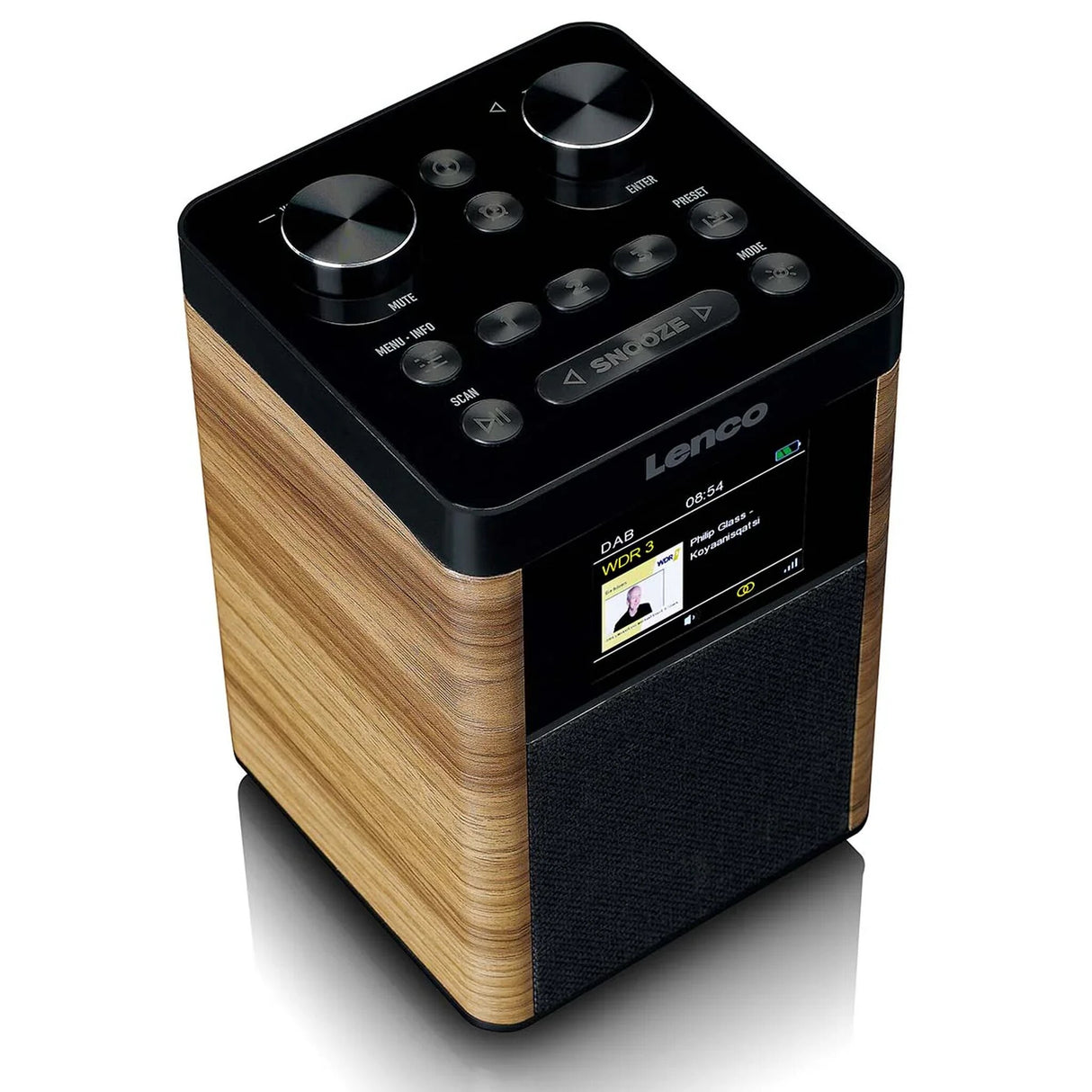 Lenco PDR-060WD. Tragbares DAB+ Radio mit Bluetooth,