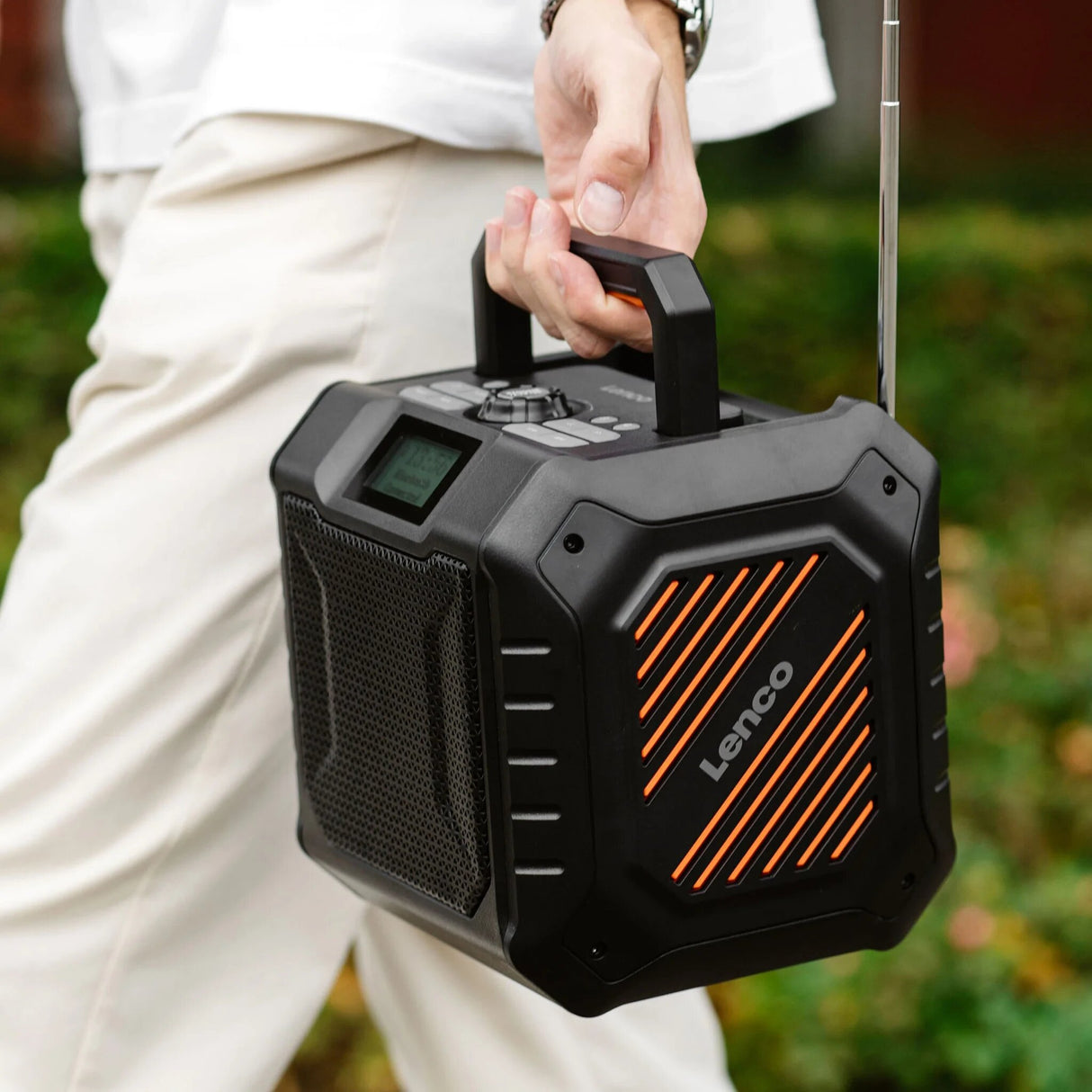 Lenco ODR-160GY. Outdoor-DAB+/FM-Radio mit Bluetooth