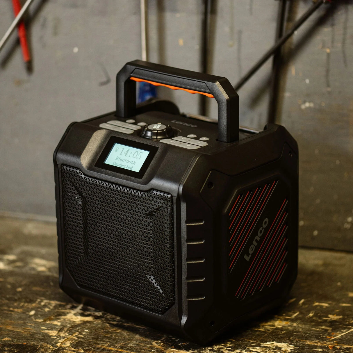 Lenco ODR-160GY. Outdoor-DAB+/FM-Radio mit Bluetooth