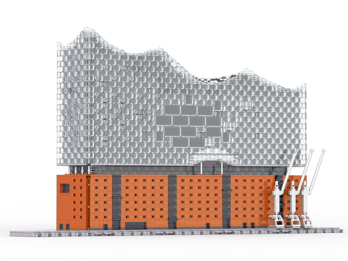 Elbphilharmonie® BRIXIES Plus. Klemmbaustein-Set
