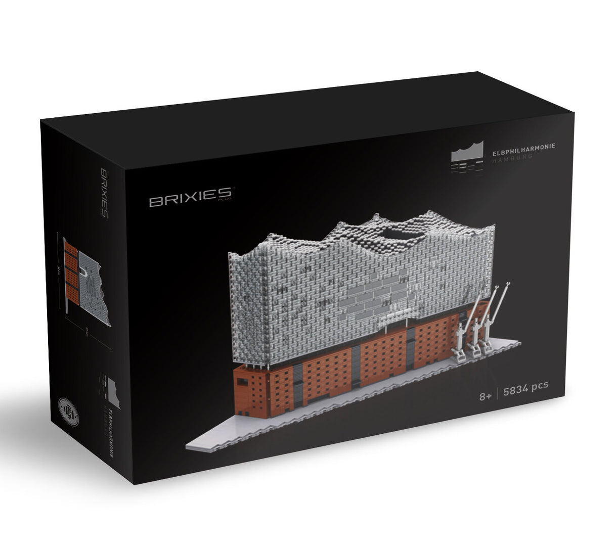 Elbphilharmonie® BRIXIES Plus. Klemmbaustein-Set