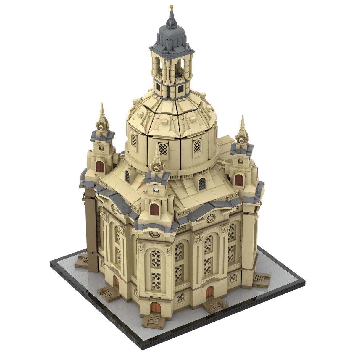 Frauenkirche Dresden. BRIXIES Plus Klemmbaustein-Modell
