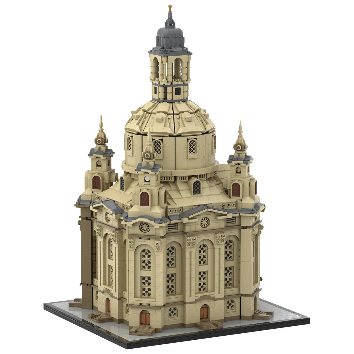 Frauenkirche Dresden. BRIXIES Plus Klemmbaustein-Modell