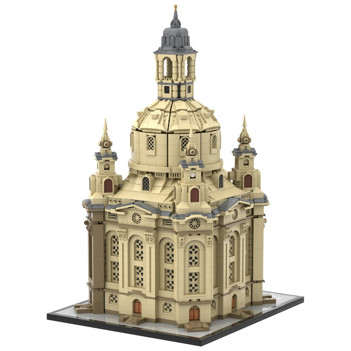 Frauenkirche Dresden. BRIXIES Plus Klemmbaustein-Modell