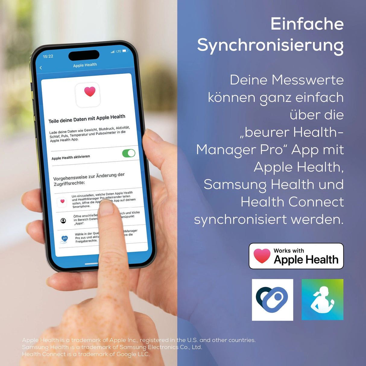 Beurer BM 59. Bluetooth-Oberarm-Blutdruckmessgerät