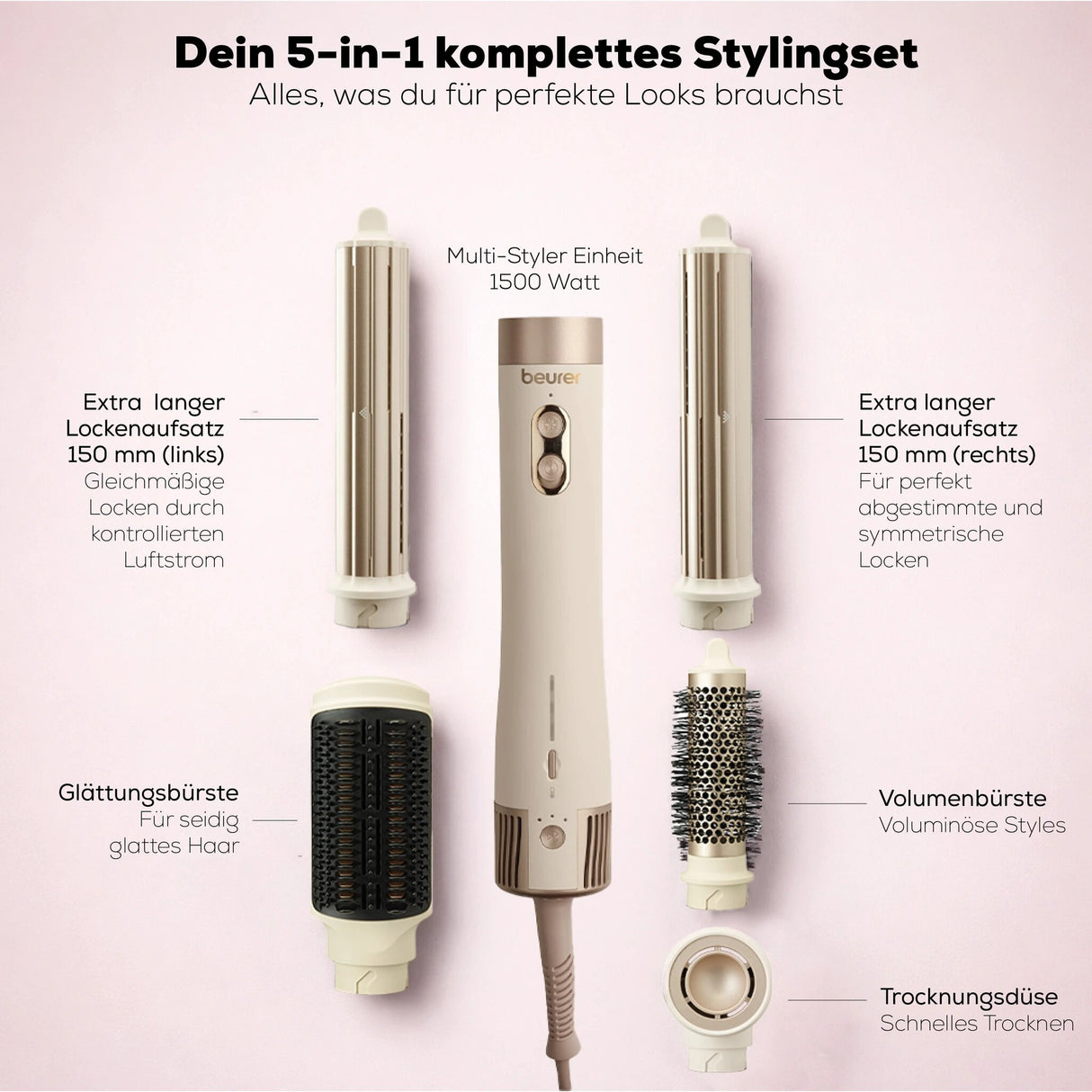 Beurer HT 100 Airstyler 5-in-1. Multistyler