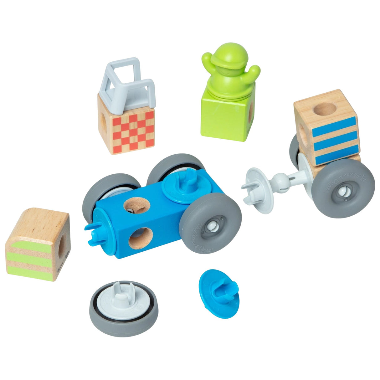 Blockables Fahrzeuge-Set. 54-teilg