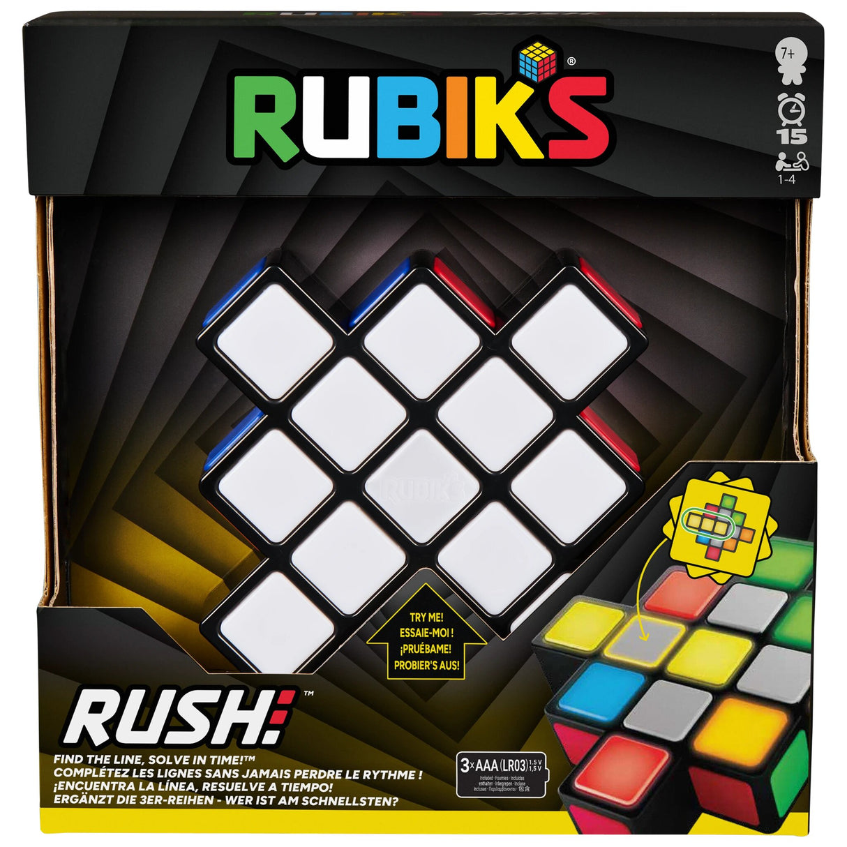 Rubik's Rush. Elektronisches Farb- und Reaktionsspiel