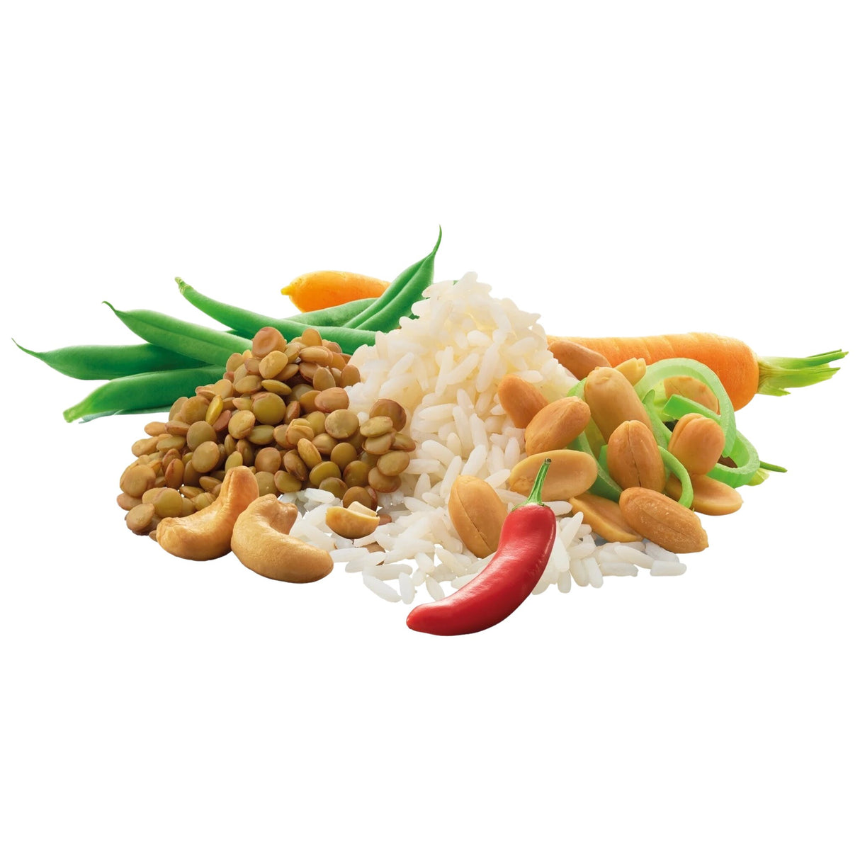 Adventure Food Nasi Cashew. Vegetarisches Reisgericht
