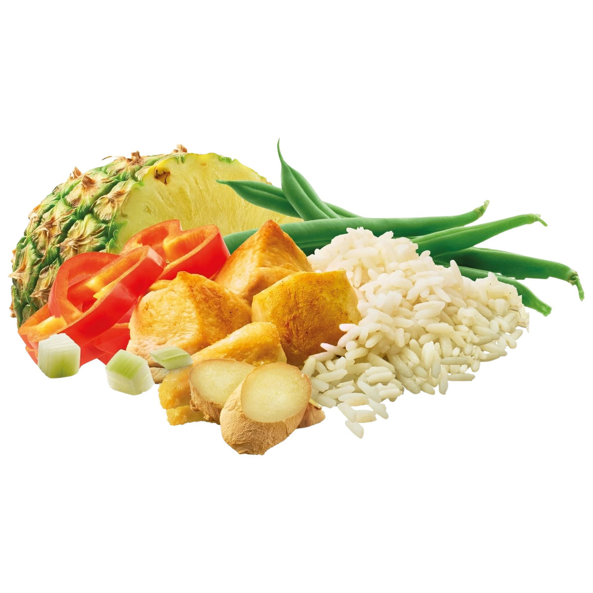 Adventure Food Chicken Curry. Hühnchen Reisgericht
