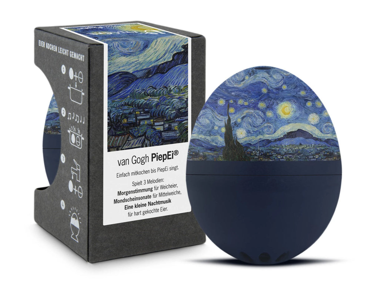 PiepEi Van Gogh Sternennacht. Singende Eieruhr