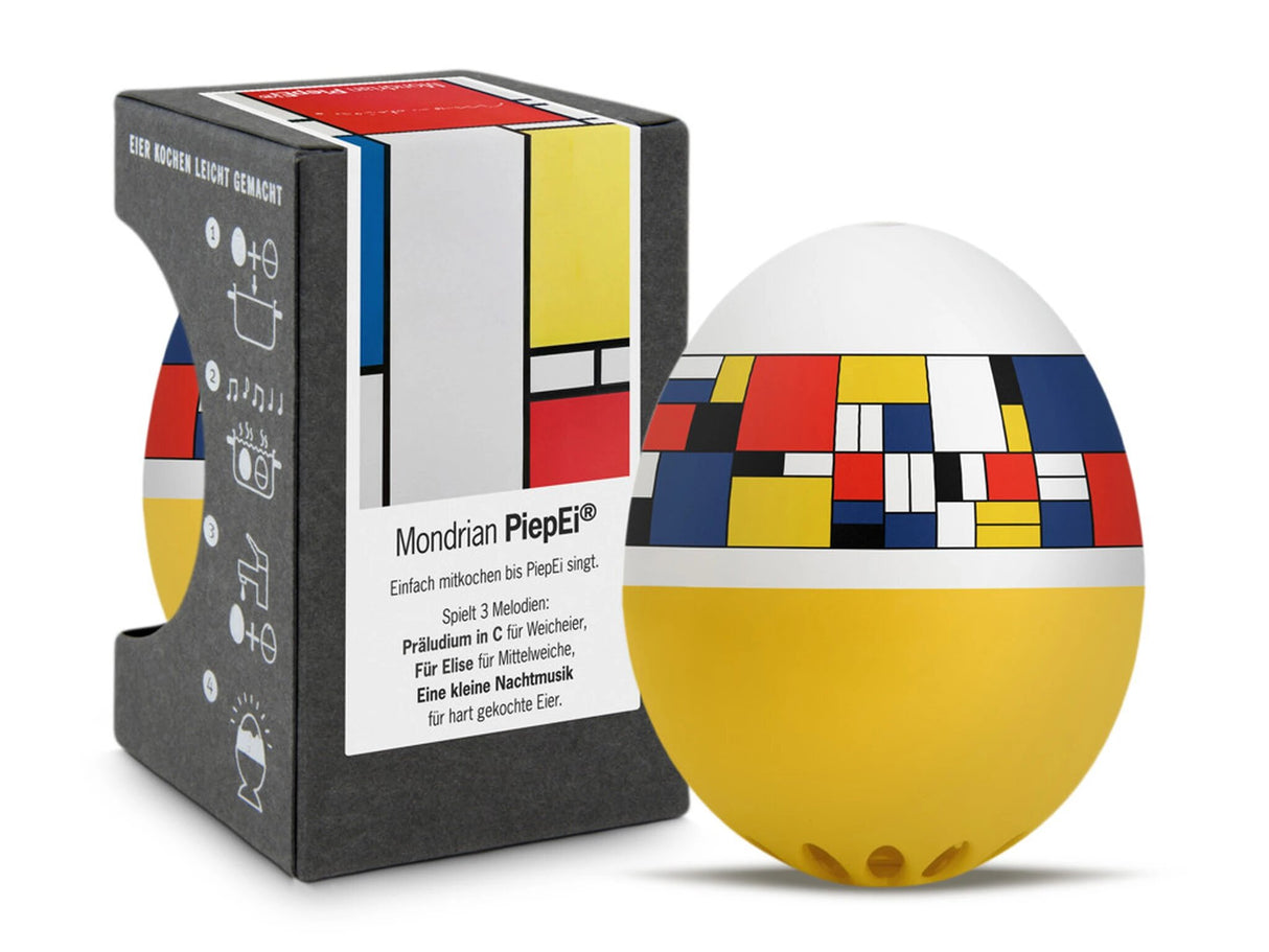 PiepEi Mondrian. Singende Eieruhr