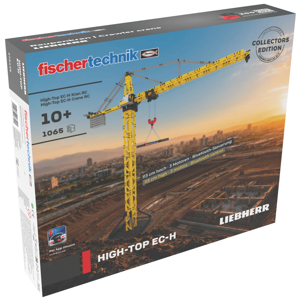 Liebherr High-Top Kran RC. Fischertechnik made in Germany