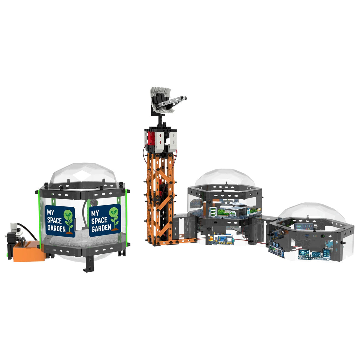 Space World. Raumstation Fischertechnik made in Germany
