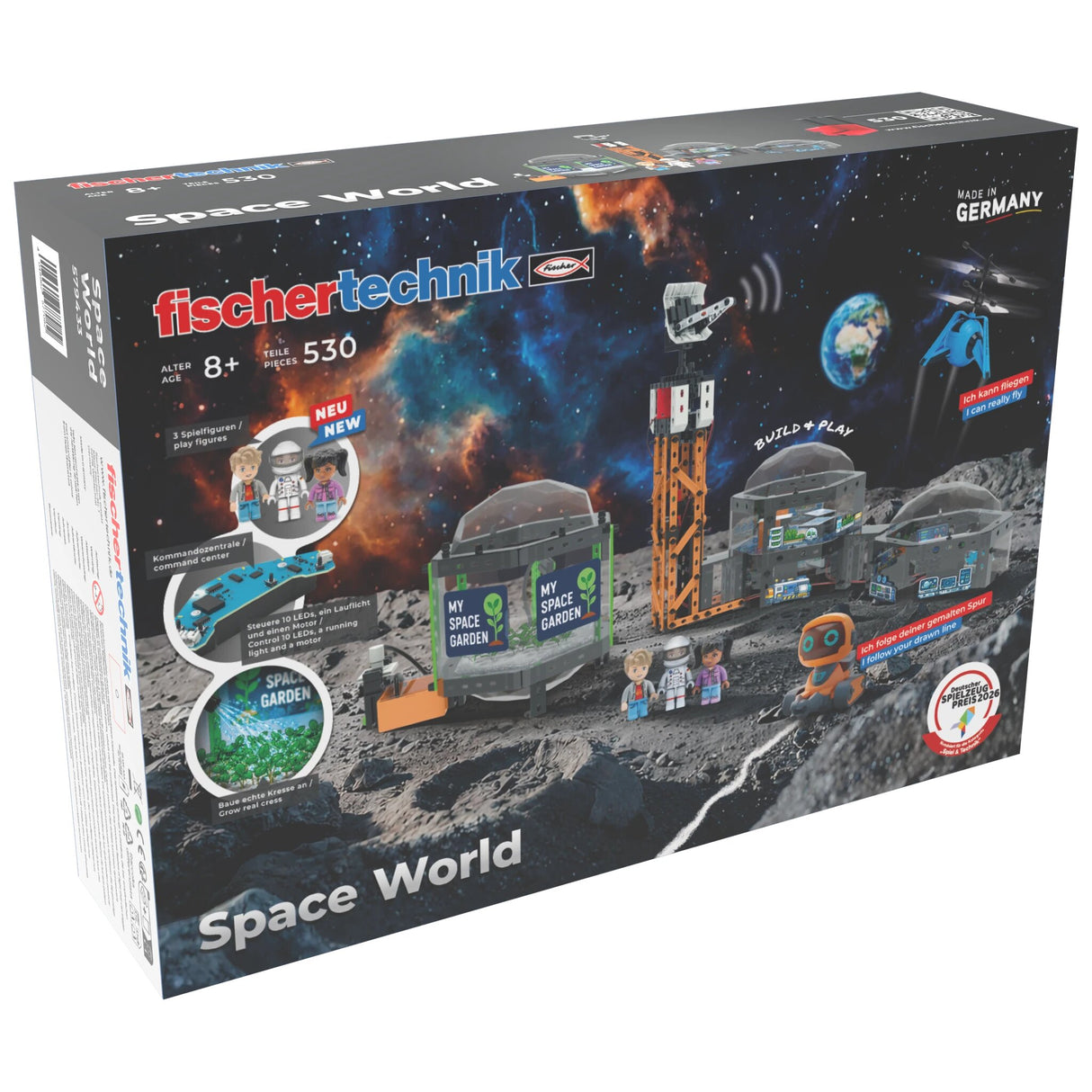 Space World. Raumstation Fischertechnik made in Germany