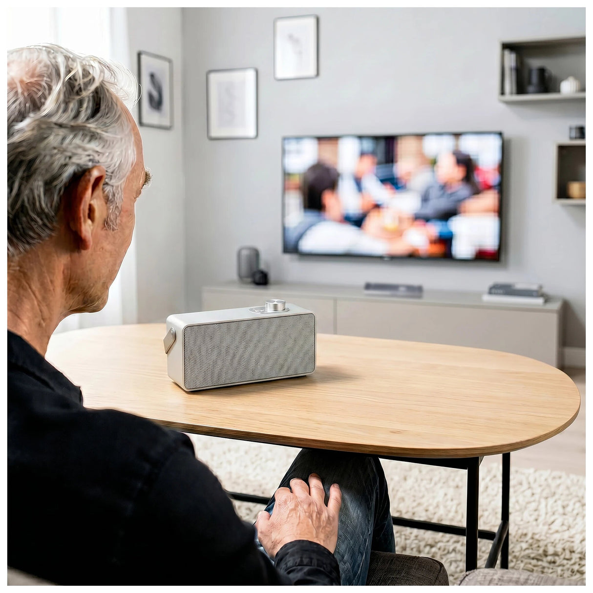 Lenco TV-Hörverstärker. Mit AKKU und Bluetooth 5.3