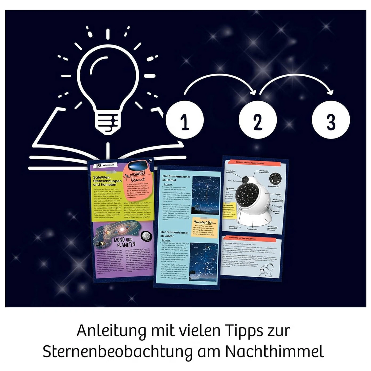KOSMOS Zimmer-Planetarium 2-in-1-Projektor