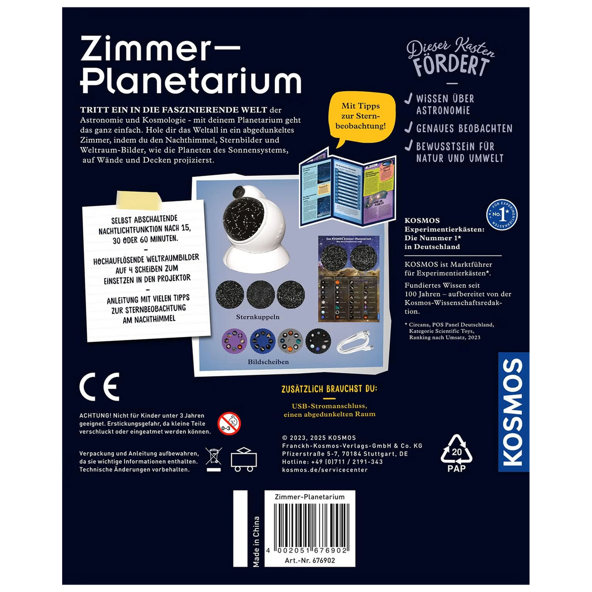 KOSMOS Zimmer-Planetarium 2-in-1-Projektor